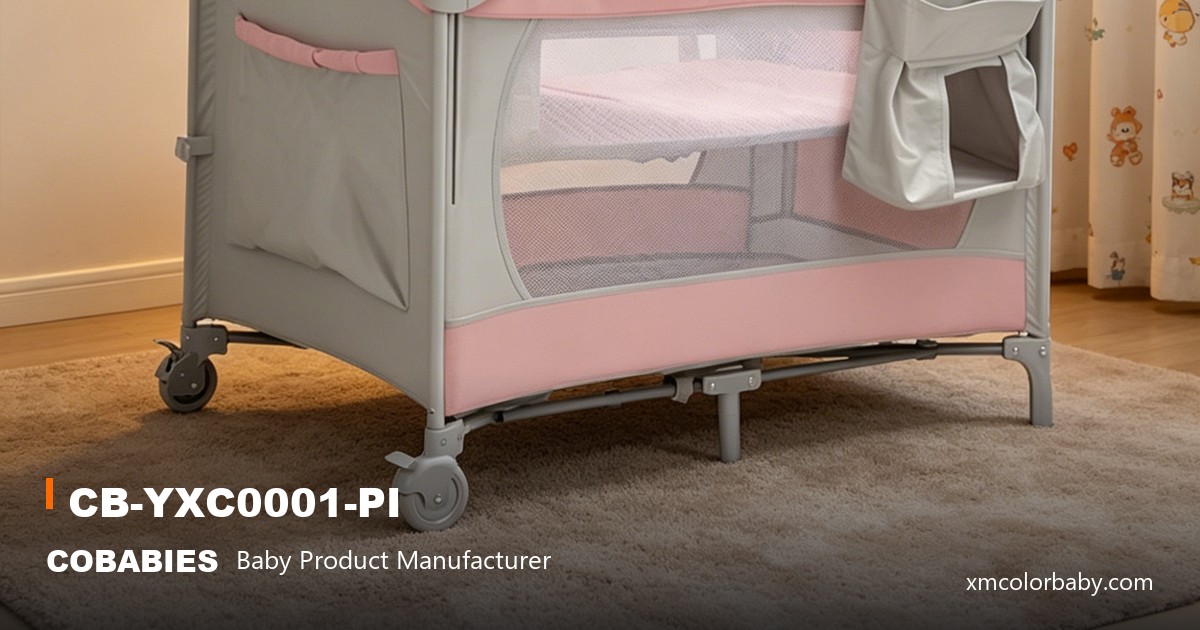 Baby Crib CB-YXC0001-PI Pink